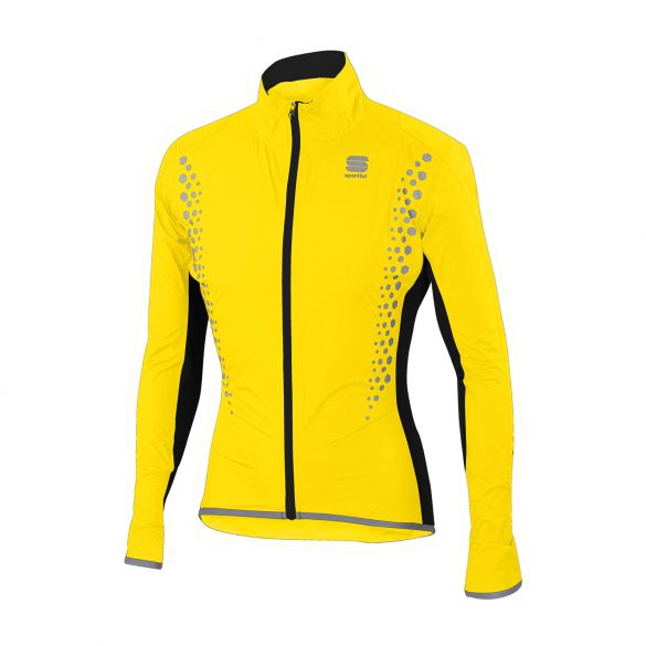 Sportful Hotpack Hi Viz norain lange mouw jacket fluo geel heren 1101634-091