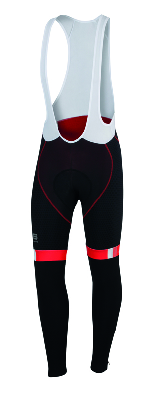 Sportful Bodyfit PRO thermal bibtight zwart/rood heren 1101694-251