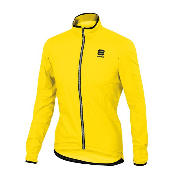 Sportful Stelvio lange mouw jacket fluo geel heren 1101759-091