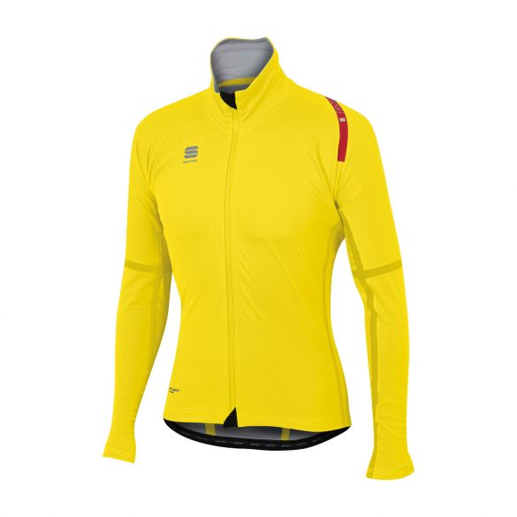Sportful Fiandre extreme lange mouw jacket fluo geel heren 1101800-091