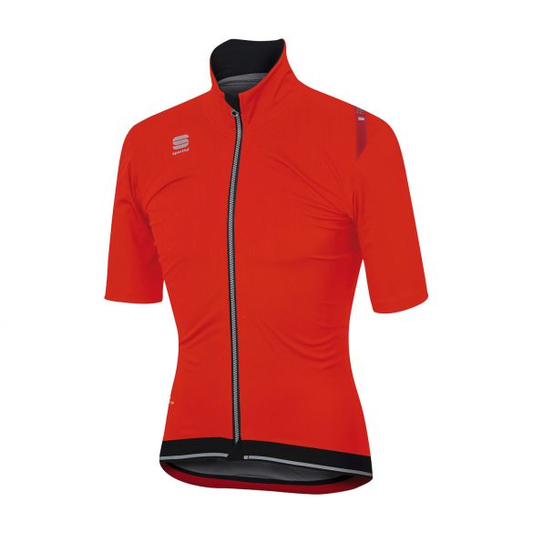Sportful Fiandre ultimate WS korte mouw jacket rood/zwart heren 1101803-051