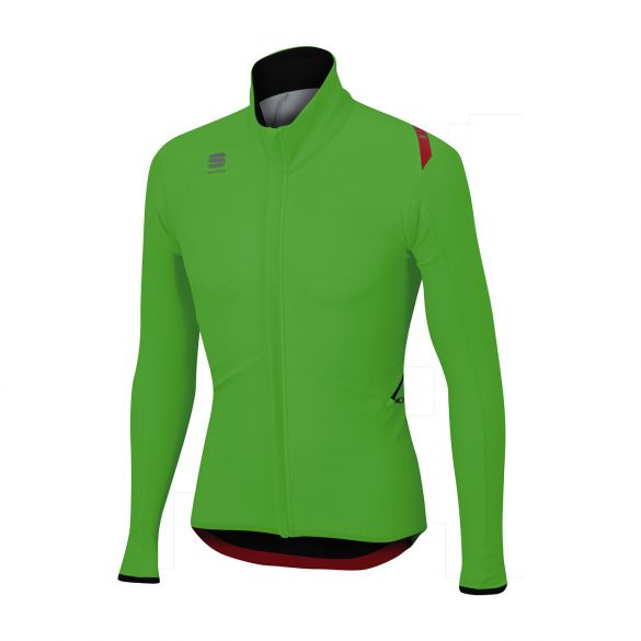 Sportful Fiandre light wind lange mouw jacket groen heren 1101804-187
