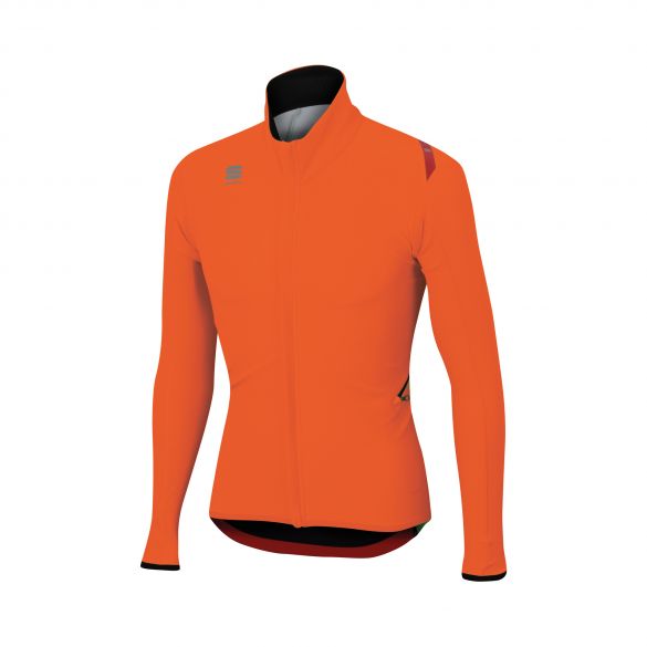 Sportful Fiandre light wind lange mouw jacket oranje heren 1101804-850