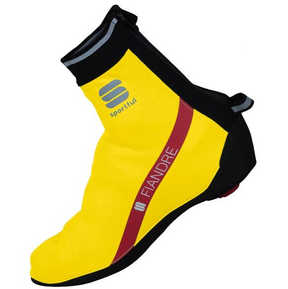 Sportful Fiandre WS overschoen fluo geel heren 1101810-091