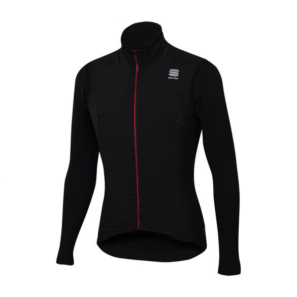 Sportful R&D strato lange mouw jacket zwart heren 1101811-002