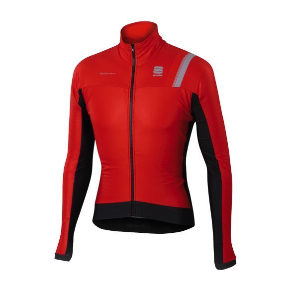 Sportful Bodyfit pro thermal lange mouw jacket rood/zwart heren 1101815-567