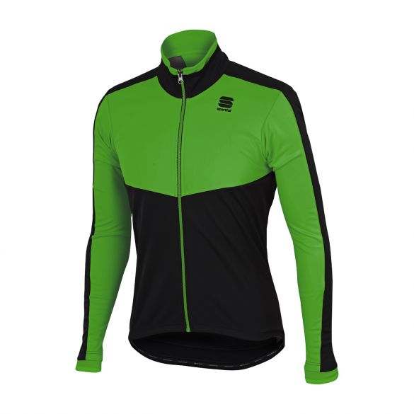 Sportful Pordoi WS lange mouw jacket groen/zwart heren 1101818-187