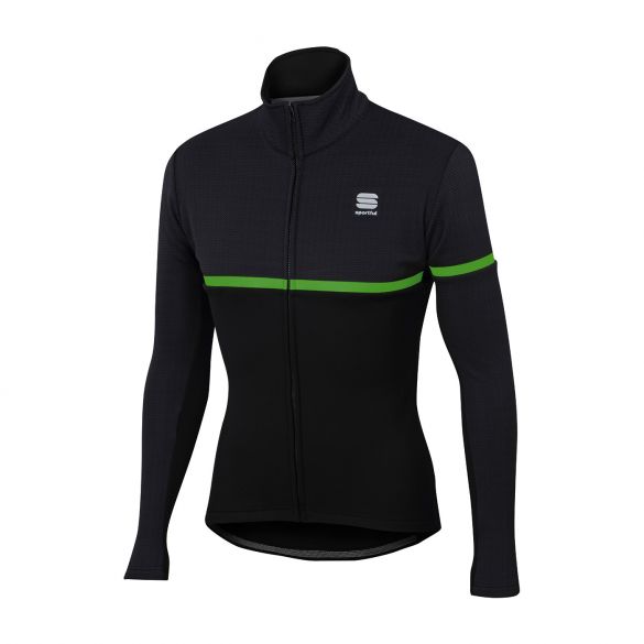 Sportful Giara softshell jacket zwart/groen heren 1101821-187