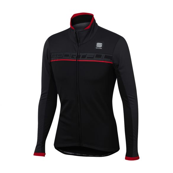Sportful Giro softshell jacket zwart/rood heren 1101824-002