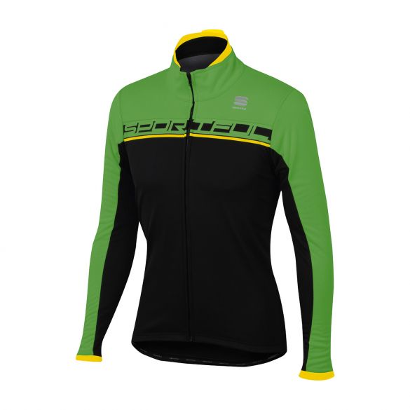 Sportful Giro softshell jacket zwart/groen heren 1101824-287