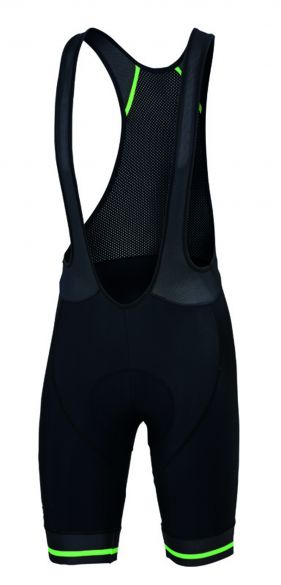 Sportful Classic race bibshort fietsbroek zwart/groen heren 1101870-287