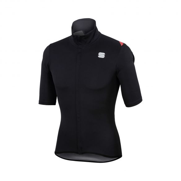 Sportful Fiandre light norain korte mouw fietsshirt zwart heren 1101884-002