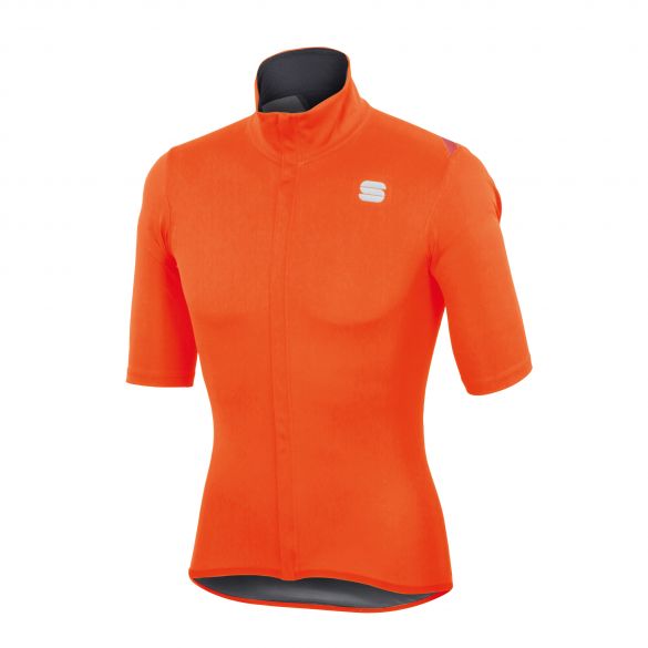 Sportful Fiandre light norain korte mouw fietsshirt oranje heren 1101884-850