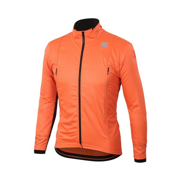 Sportful R&D intensity lange mouw jacket oranje heren 1101937-850