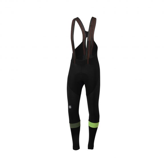 Sportful Bodyfit pro bibtight fietsbroek zwart/geel heren 1101941-091