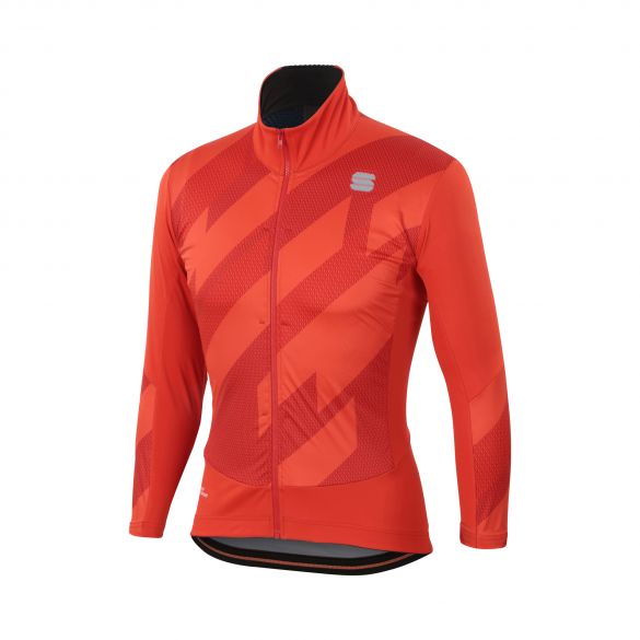 Sportful Attitude lange mouw jacket rood heren 1101943-051