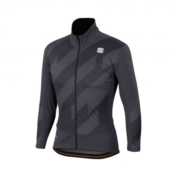 Sportful Attitude lange mouw jacket antraciet/zwart heren 1101943-168-vrr