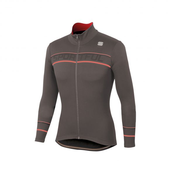 Sportful Giro thermal fietsshirt lange mouw bruin heren 1101950-212