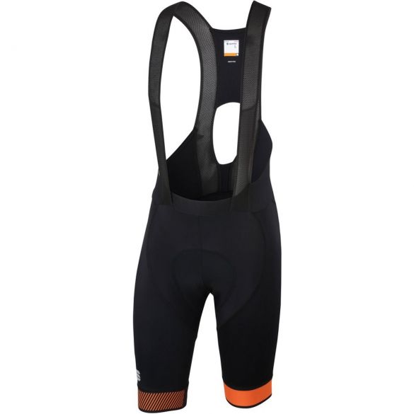 Sportful Bodyfit pro 2.0 bibshort zwart/oranje heren 1101993-850