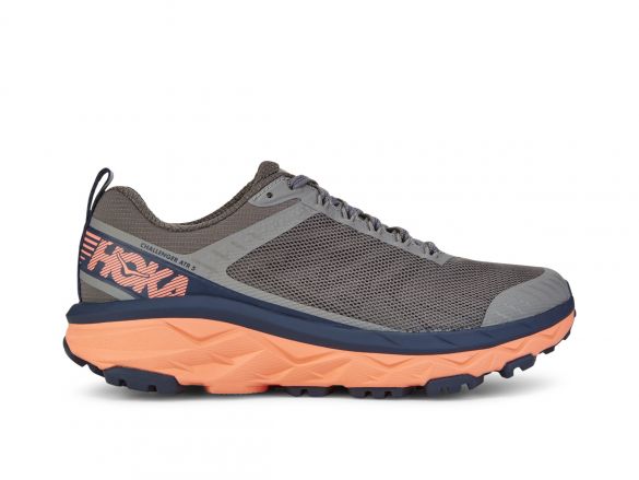 Hoka One One Challenger ATR 5 hardloopschoenen donkergrijs/roze dames 1104094-CGFC