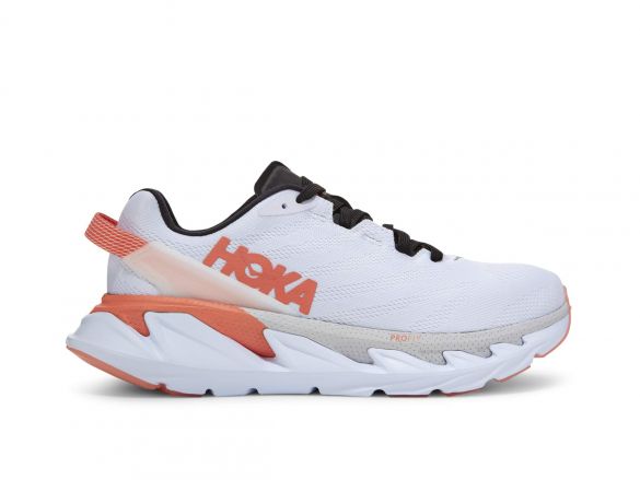 Hoka One One Elevon 2 hardloopschoenen wit/roze dames 1106478-WNCL