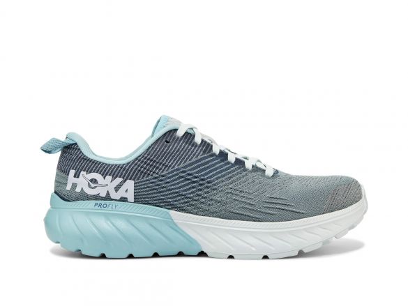 Hoka One One Mach 3 hardloopschoenen blauw dames 1106480-SASD