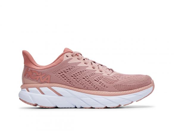 Hoka One One Clifton 7 hardloopschoenen roze dames 1110509-MRCB
