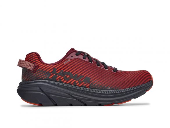 Hoka One One Rincon 2 hardloopschoenen zwart/rood heren 1110514-CAHR