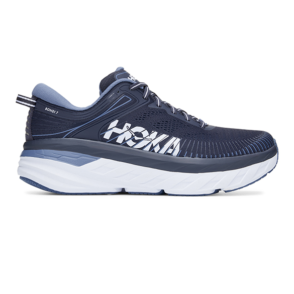 Hoka One One Bondi 7 hardloopschoenen donkerblauw heren 1110518-OBPB