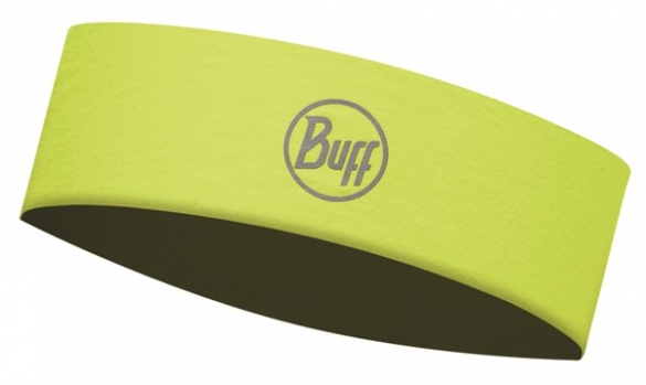 BUFF Headband slim R-solid yellow fluor 113653117