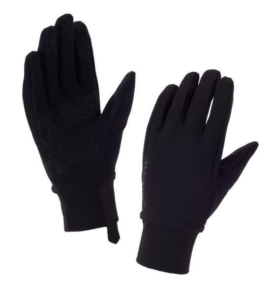 SealSkinz Stretch fleece nano fietshandschoenen zwart dames 122161715-001