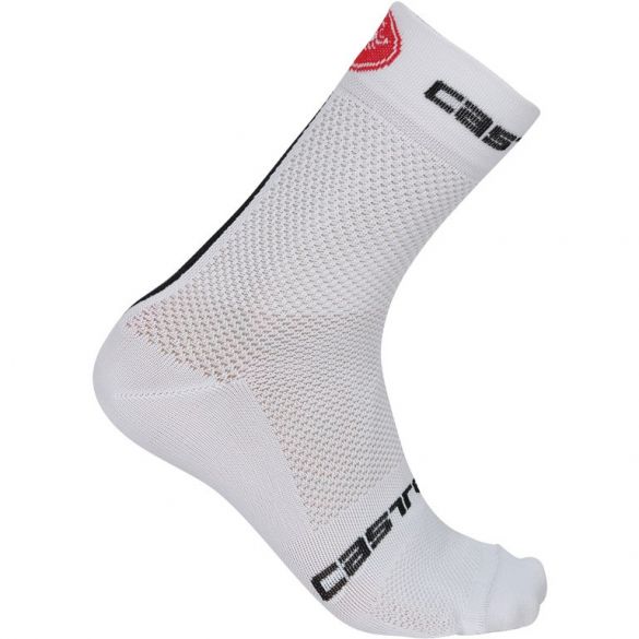 Castelli Free 9 sock wit heren fietssokken 13040-001