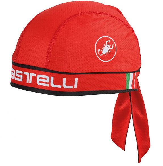 Castelli Bandana rood unisex 13048-023