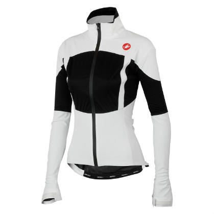 Castelli confronto W jacket fietsjas wit/zwart dames 13072-001 2014 CA13027-001