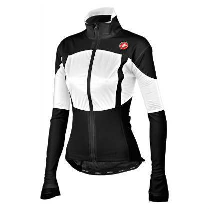 Castelli confronto W jacket fietsjas zwart/wit dames 13072-010 2014 CA13027-010