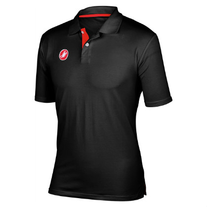 Castelli race day polo zwart heren 13096-010 CA13096-010