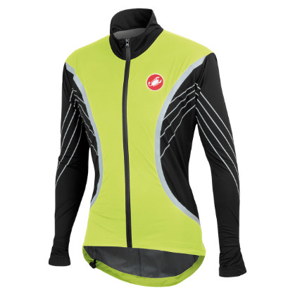 Castelli misto jacket fietsjas zwart/geel heren 13512-321 2014 CA13512-321