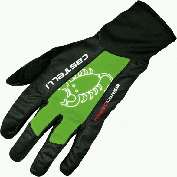 Castelli Leggenda glove zwart/groen heren 13530-381 CA13530-381