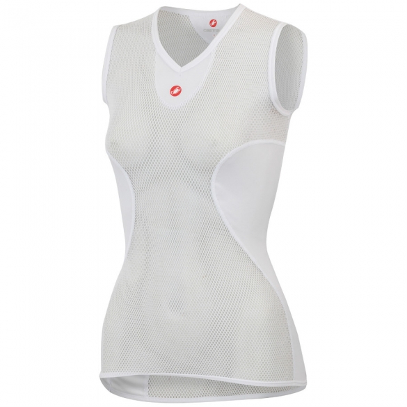 Castelli Core mesh W sleeveless ondershirt wit dames 14066-001 CA14066-001