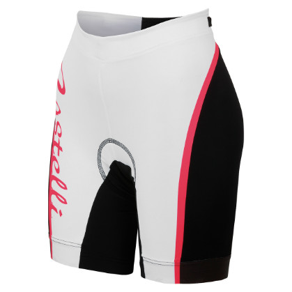 Castelli core tri short wit/fucsia/rood dames 14121-121 2014 CA14120-121