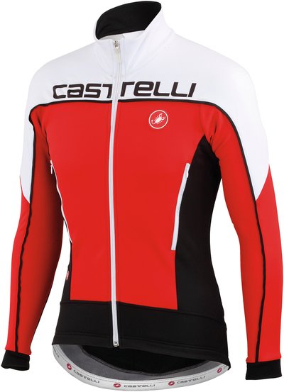 Castelli Mortirolo 3 jacket rood/wit/zwart heren 14506-123 CA14506-123