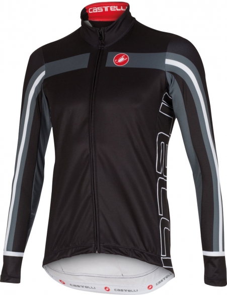 Castelli Free 3 jersey FZ zwart/turbulence heren 15529-010 CA15529-010