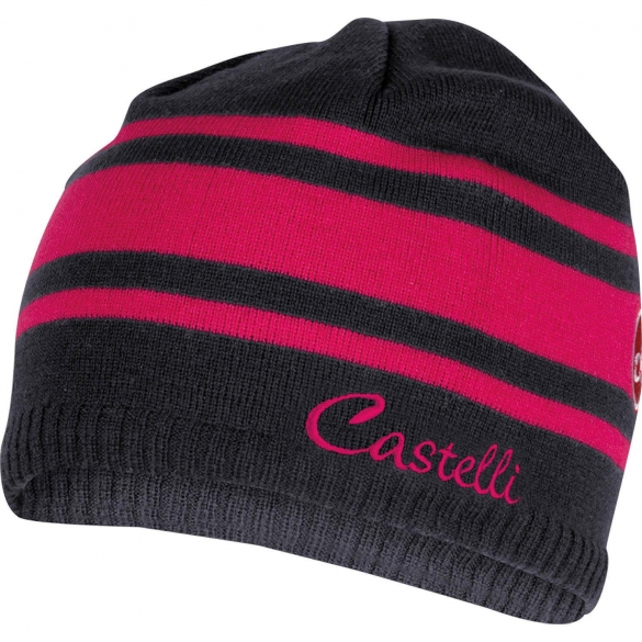 Castelli Campiglio knit muts antraciet/raspberry dames 15570-011 CA15570-011