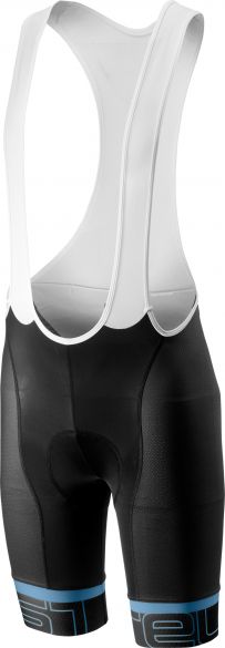 Castelli Volo bibshort fietsbroek zwart/dusk blauw heren 17008-046