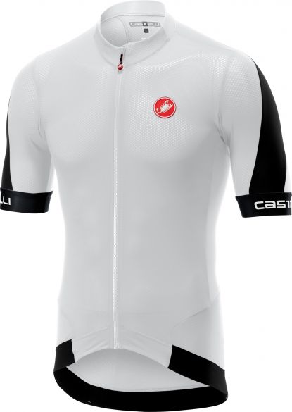 Castelli Volata 2 fietsshirt wit/zwart heren 17018-065