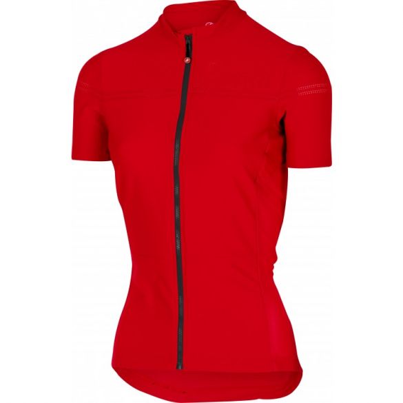 Castelli Promessa 2 fietsshirt rood dames 17065-023