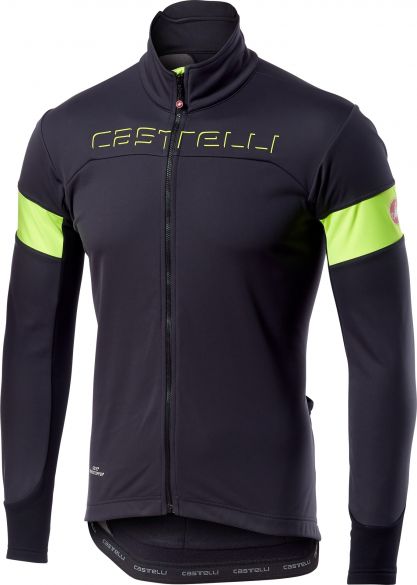 Castelli Transition jacket grijs/geel heren 17505-030