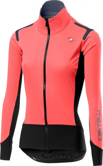Castelli Alpha ros W fietsshirt lange mouw roze dames 17539-288