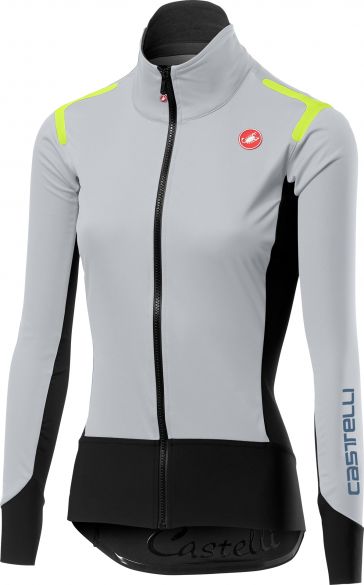 Castelli Alpha ros W fietsshirt lange mouw grijs dames 17539-870