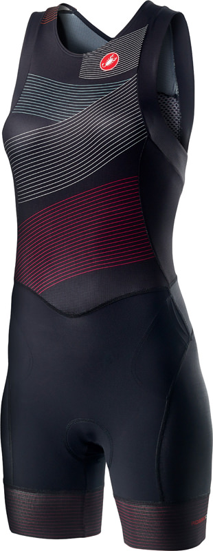 Castelli Free W tri ITU suit rits achterzijde mouwloos zwart dames 18119-010